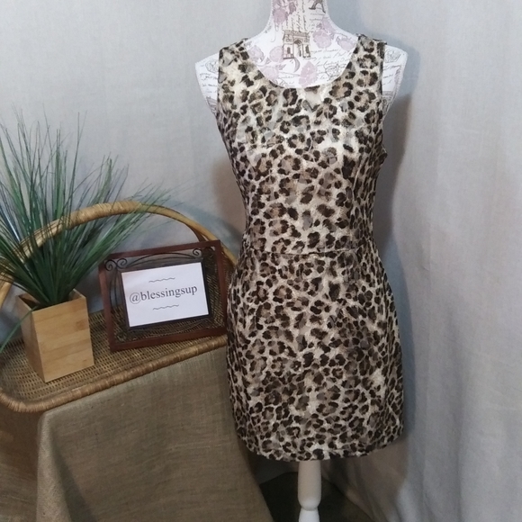 Forever 21 Dresses & Skirts - Vintage Forever 21 Cheetah Print Dress Size M